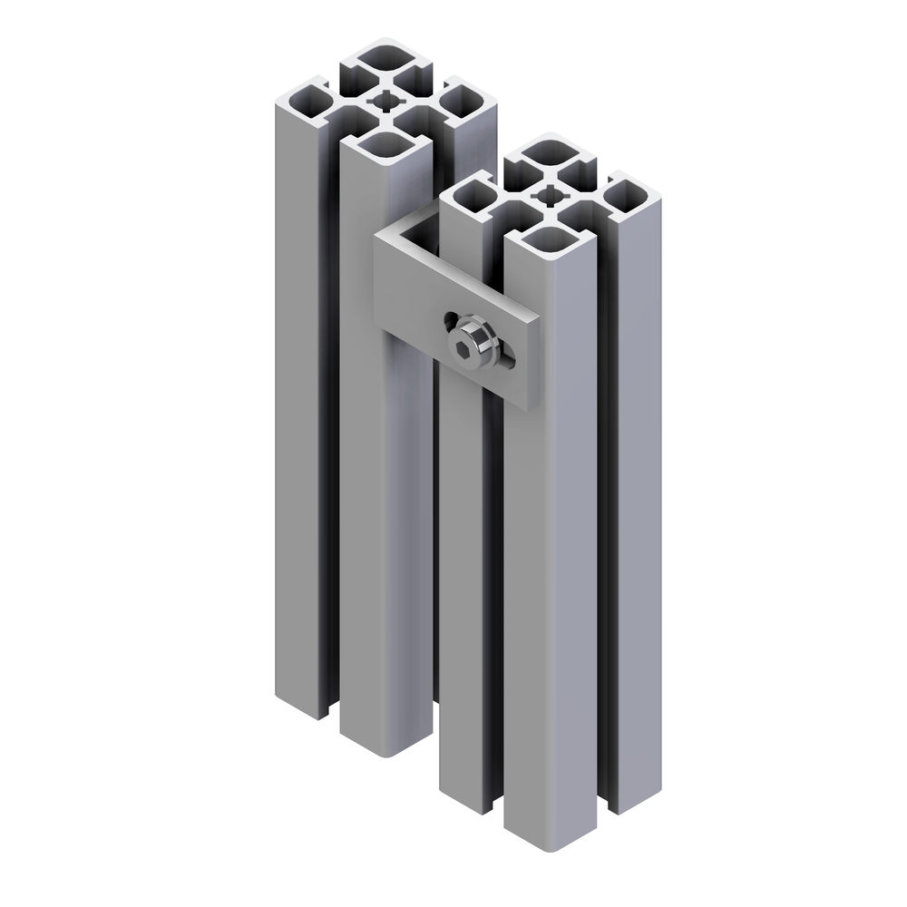 Fixing angle 45 alu